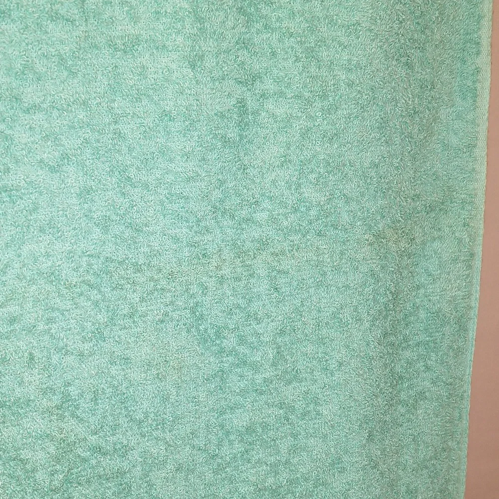 Wild 50s Beach Towel Calico Nymph On Aqua Terry Pockets 1 Zip w Tag Unused 66x36